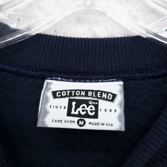 Vintage Mystic Connecticut Sweatshirt LEE Sailing Boats 90s 1995 Size MEDIUM - Picture 6 of 8